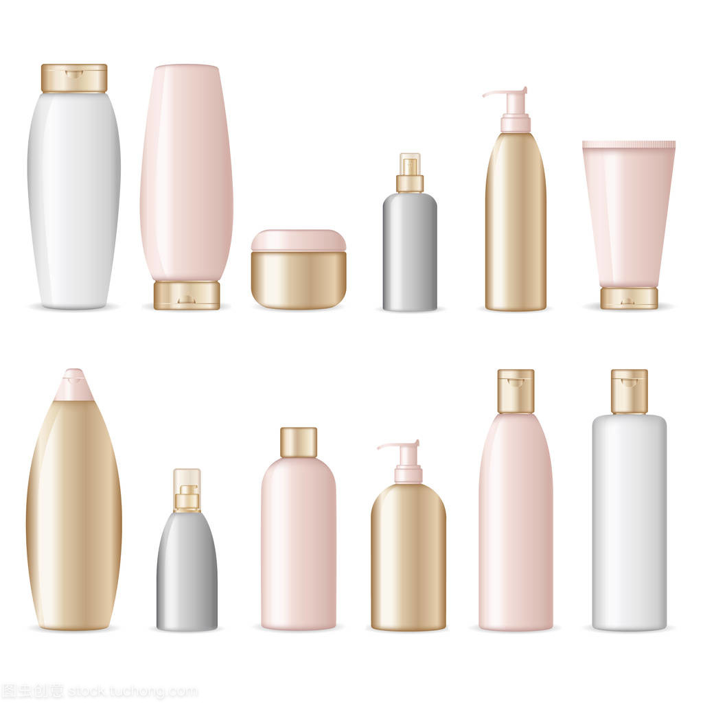 現(xiàn)實(shí)的化妝品瓶與橡膠制品的創(chuàng)新融合
